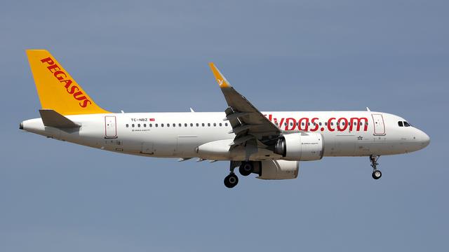 TC-NBZ:Airbus A320:Pegasus Airlines
